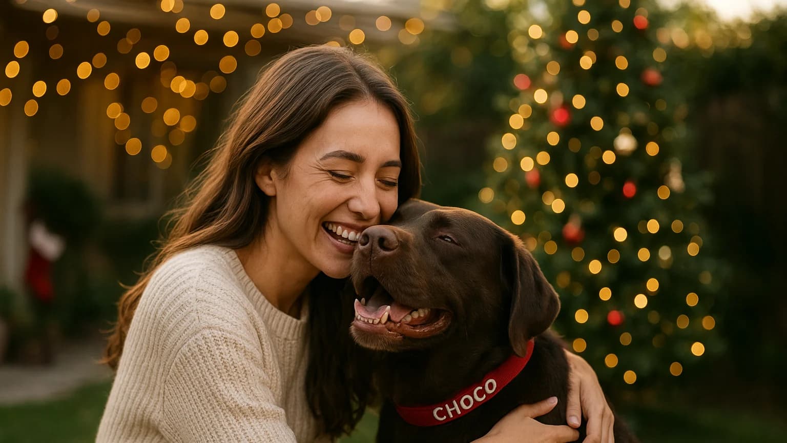 From Chained to Cherished: How One Lost Dog Made a 2,000-Mile Journey Home for Christmas