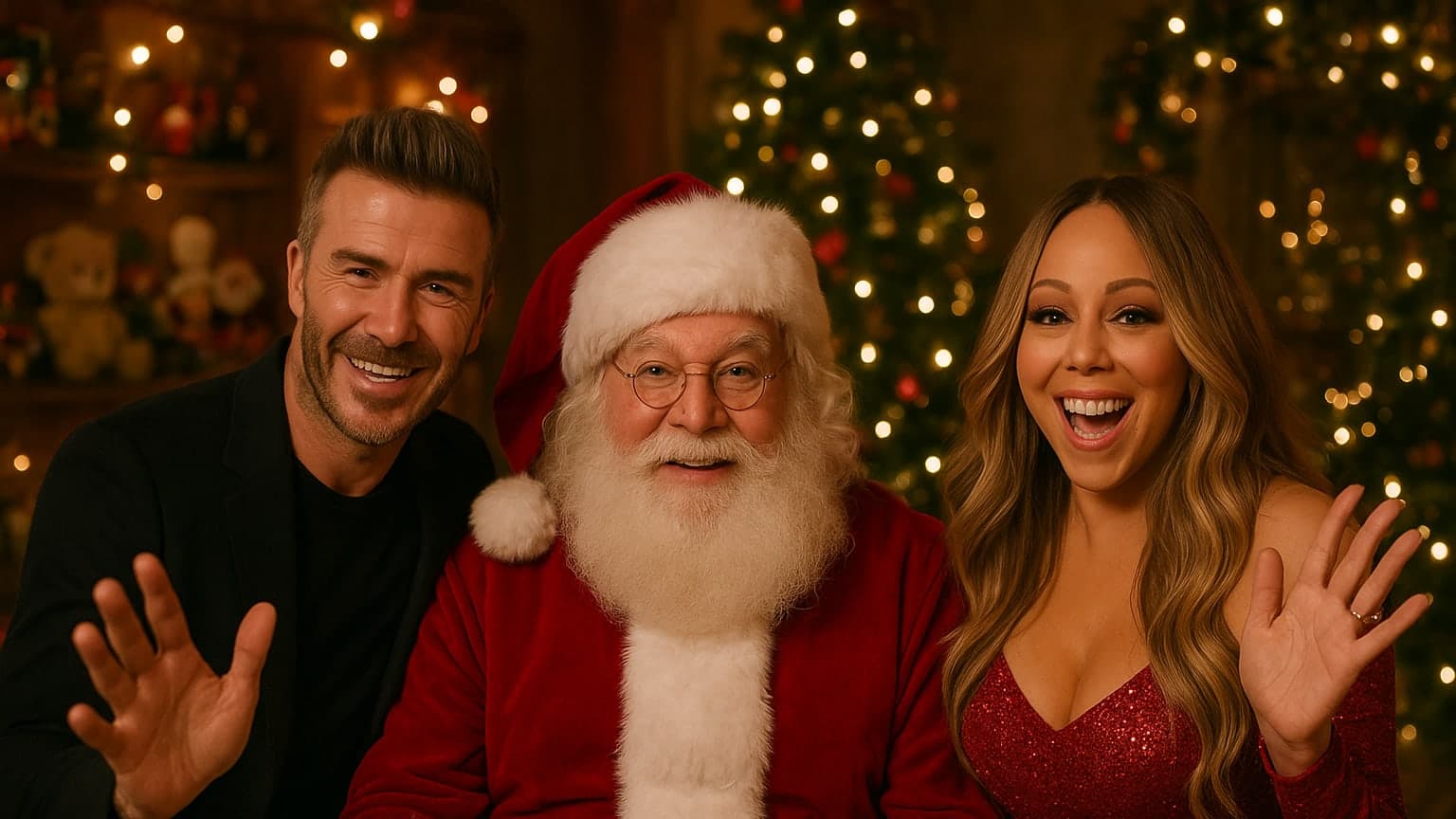 Celebs Bring the Glitz to Santa's Lap: A Star-Studded Holiday Extravaganza!
