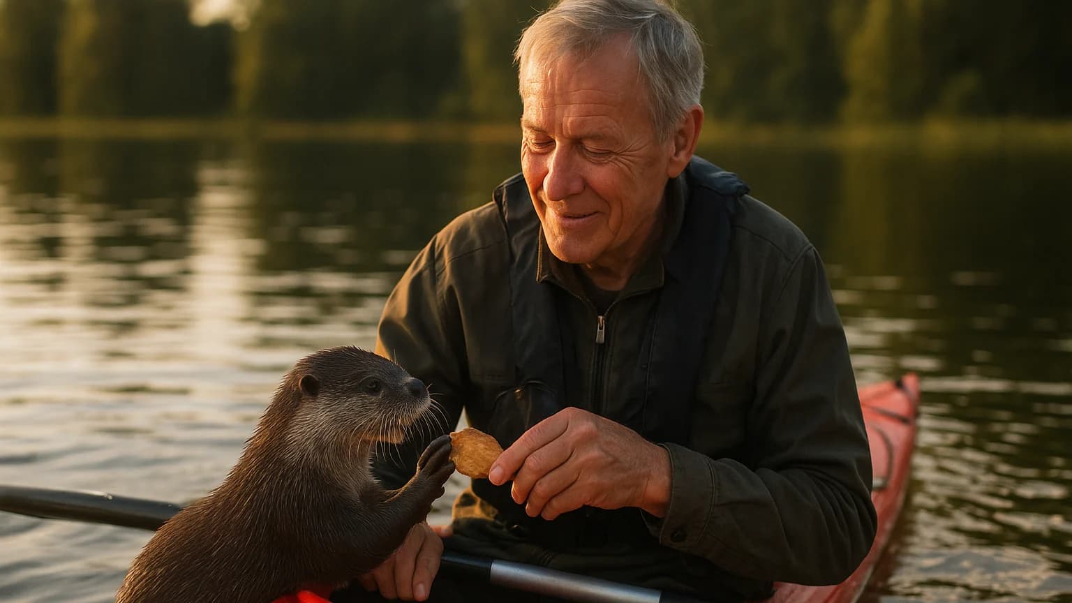 From Orphan to Kayak Cuddle Buddy: The Heartwarming Journey of Leya the Otter