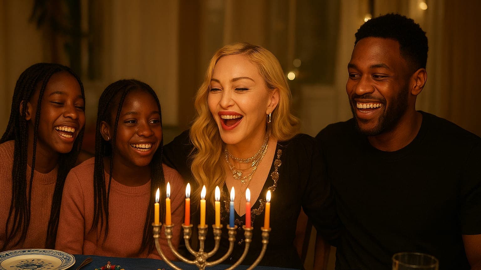 Madonna’s Starry Hanukkah: Family, Love, and Disco Balls!