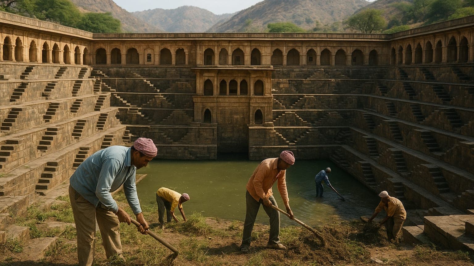 Stepwells: Ancient Indian Treasures Making a Splash in the Fight Against Water Shortages