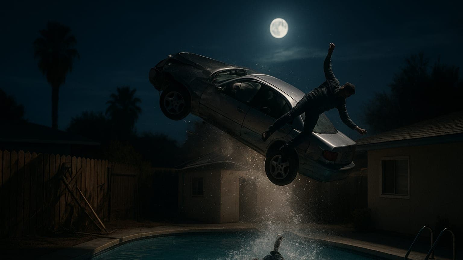 When Cars Take the Plunge: A Wild Night in Laughlin