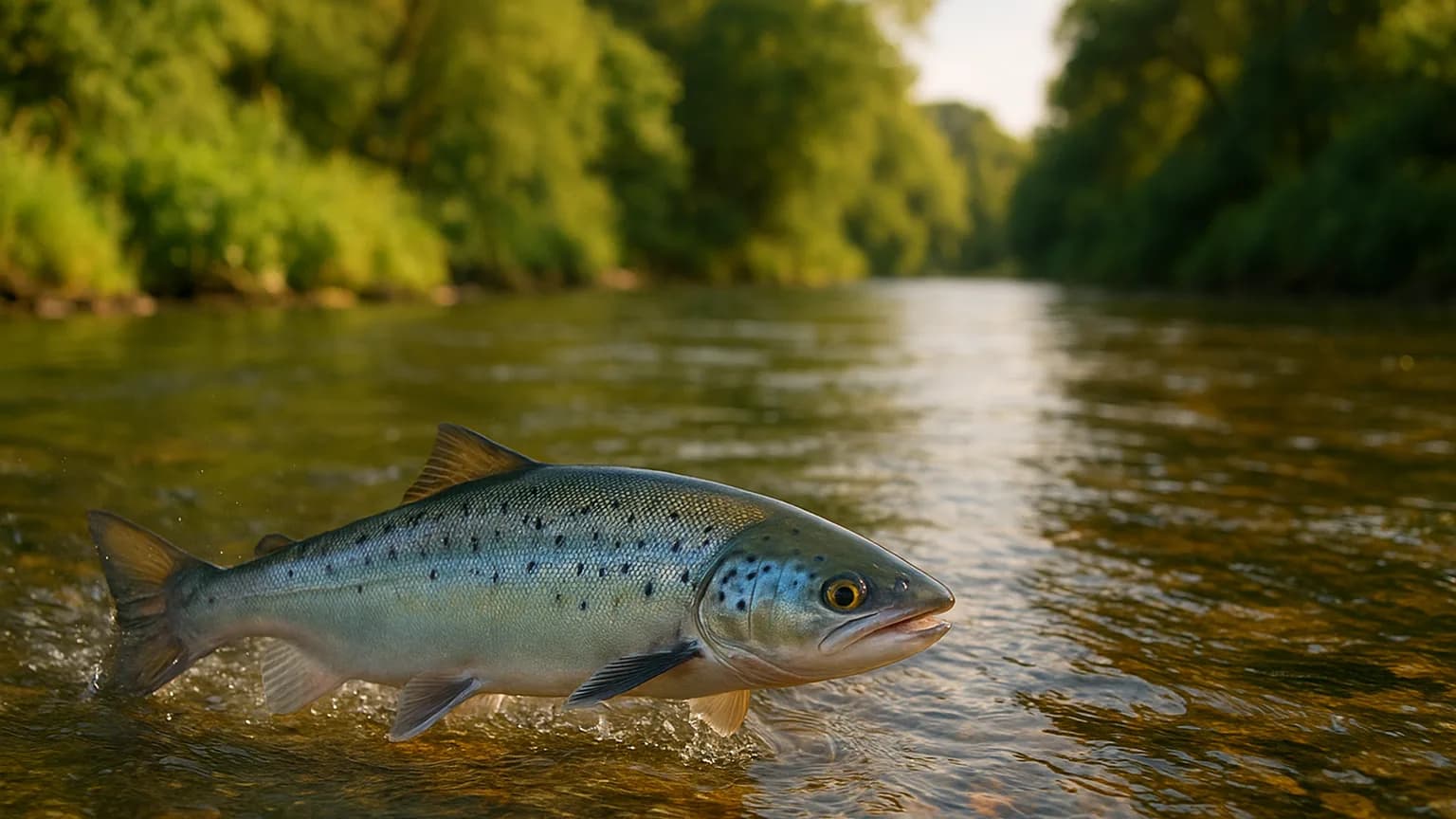 Salmon Surprise: Young Fish Make a Comeback in English Rivers!