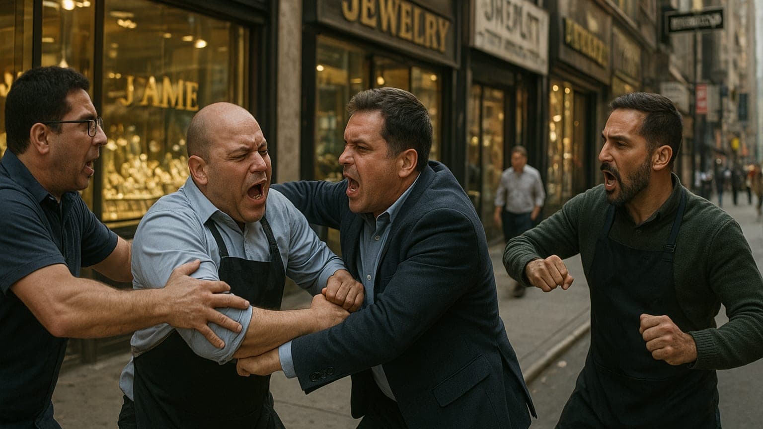 When Bling Turns into a Brawl: The Shocking Jewelry District Fight