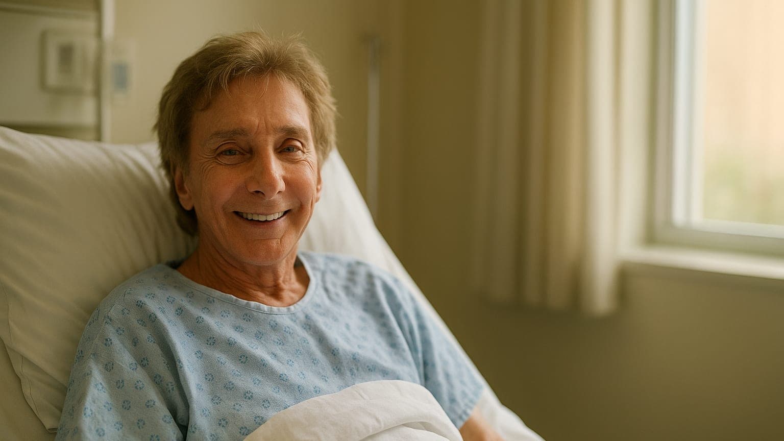 Barry Manilow’s Hospital Selfie: A Heartwarming Update Amid Cancer Battle