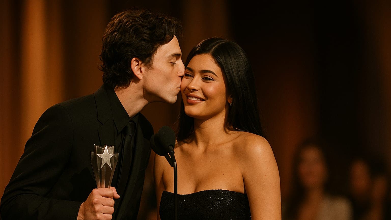 Timothée Chalamet's Tear-Jerking Tribute to Kylie Jenner Steals the Show at Critics Choice Awards