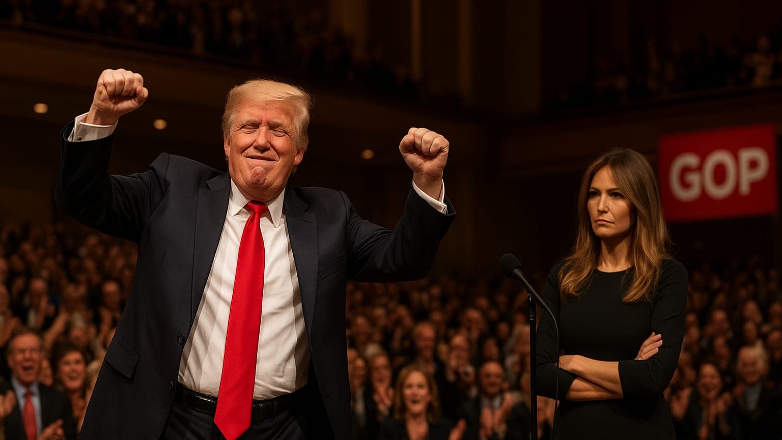 When Weightlifting Meets the Dance Floor: Trump’s Moves Leave Melania Cringing!