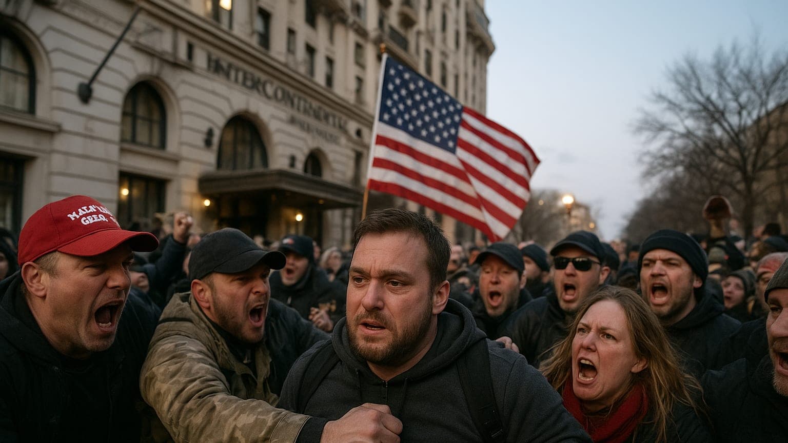 March Mayhem: Chaos Erupts at Ashli Babbitt Memorial in D.C.