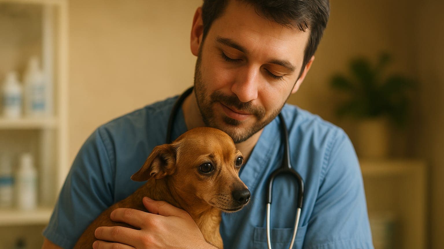 Cuddle Therapy: How One Vet's Heartwarming Moment is Changing Animal Care