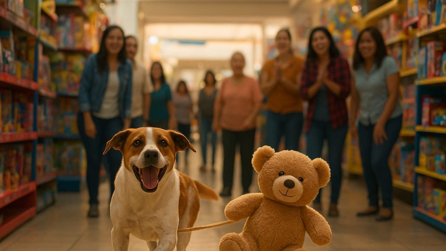 From Stray to Superstar: How a Dog’s Toy Store Adventure Changed Everything