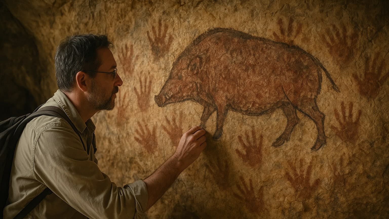 Ancient Art Meets Modern Milestones: Discovering a 45,000-Year-Old Pig Painting and Celebrating Icons