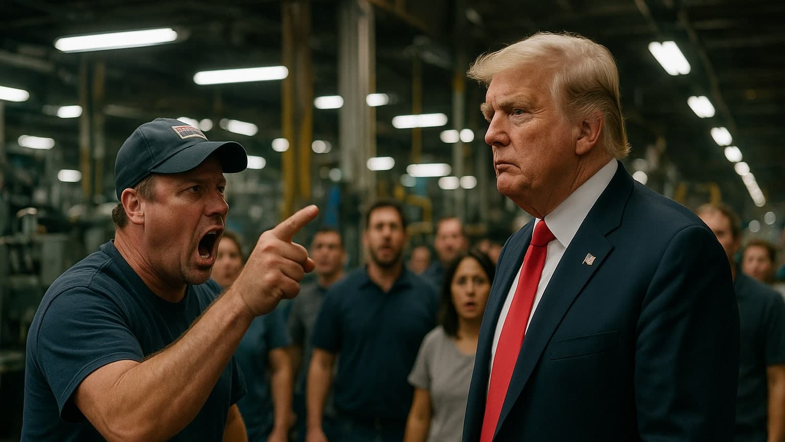 Worker Suspended After Shouting at Trump: A Ford Factory Controversy Sparks Outrage!