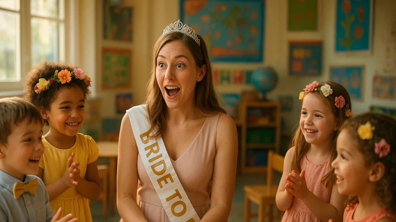 From Preschool Memories to Bridal Bliss: A Shower Surprise for the Ages!