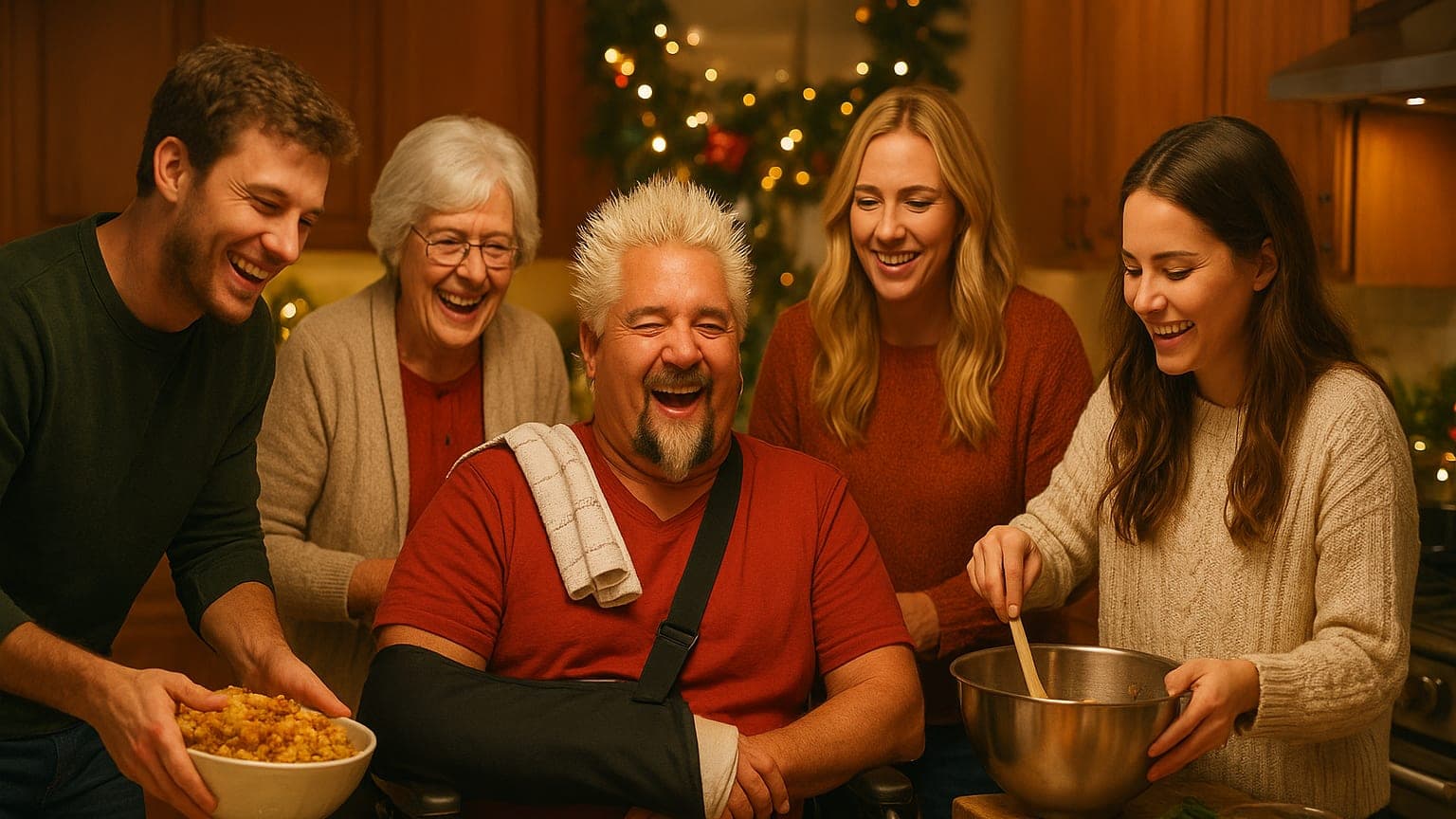 Guy Fieri’s Shocking Slip: A Holiday Accident That Left Him Wheelchair-Bound!