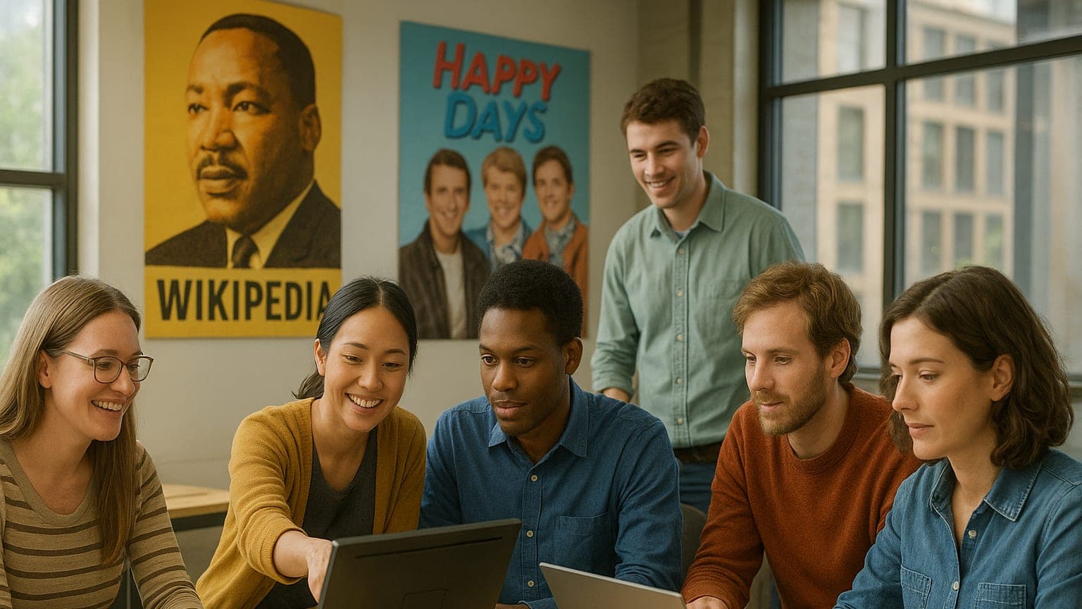 History Unplugged: The Day Wikipedia, Happy Days, and Martin Luther King Jr. Shook Hands