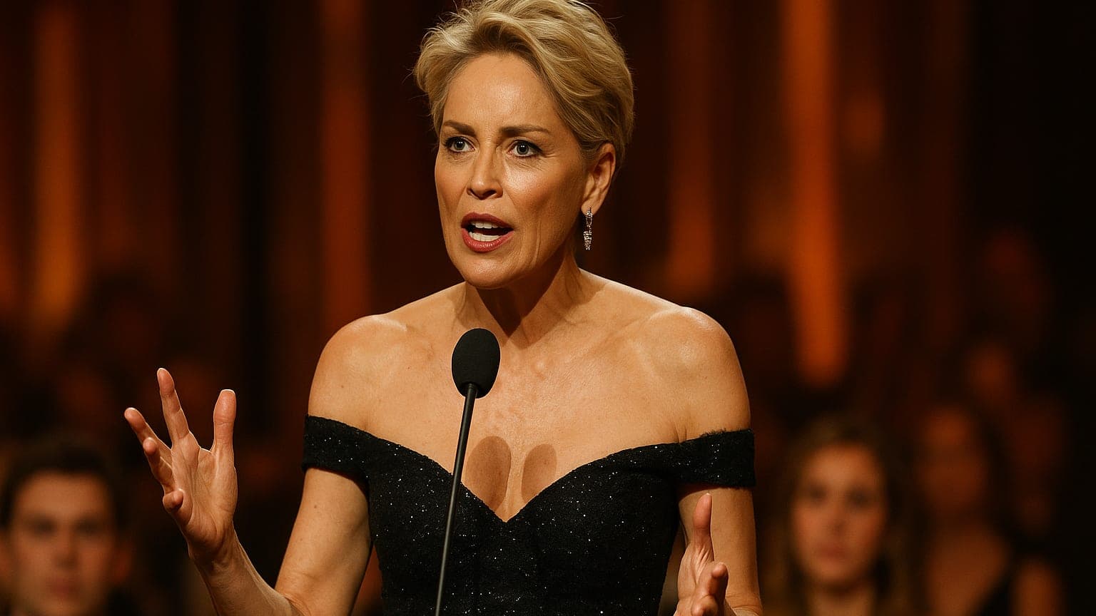 Sharon Stone’s Fiery Speech at the Astra Awards: A Lesson in Respect and Activism