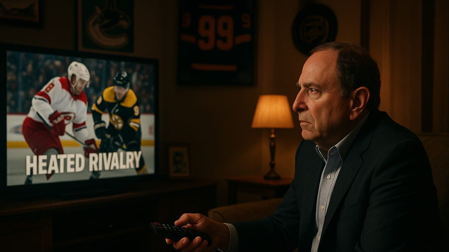 Gary Bettman's Late-Night Binge: The Surprising Show That Has NHL Fans Talking!