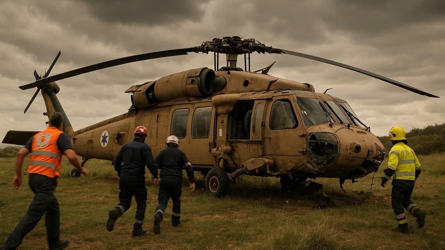 When Choppers Go Down: Shocking Footage of an Israeli Air Force Black Hawk Crash!