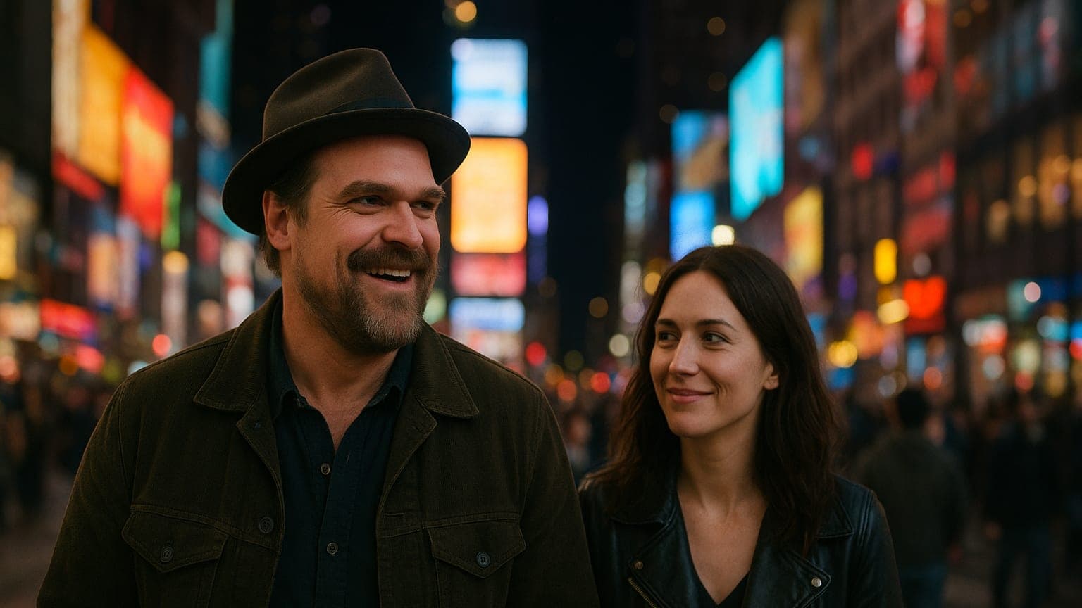 David Harbour Ditches Drama, Spotted Smiling with Mystery Woman in NYC!