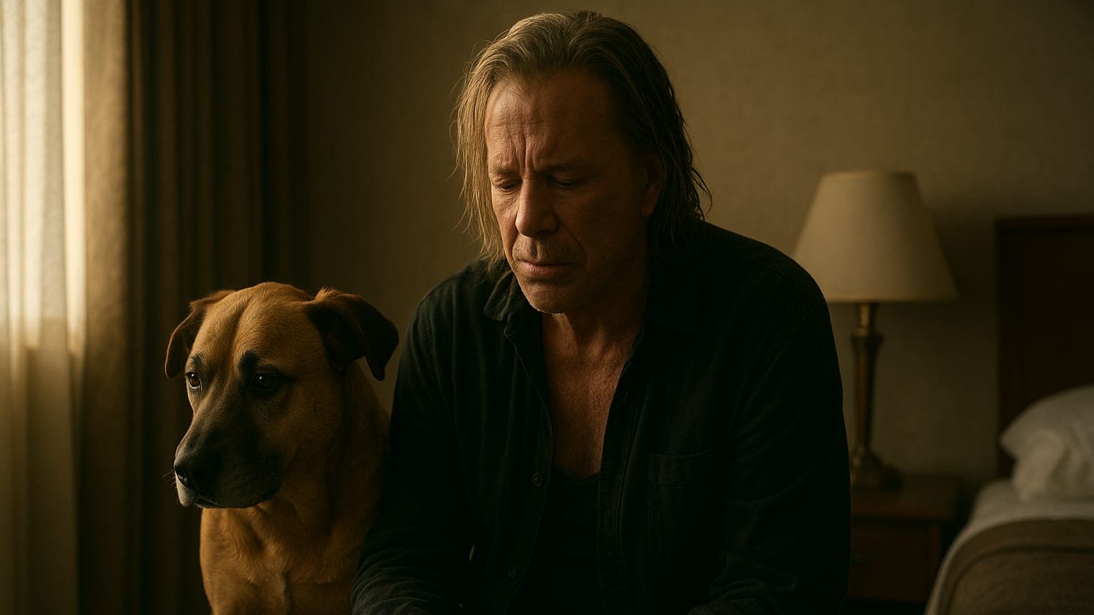 Mickey Rourke's Heartbreaking Dilemma: Can He Save His Dog Ivan?