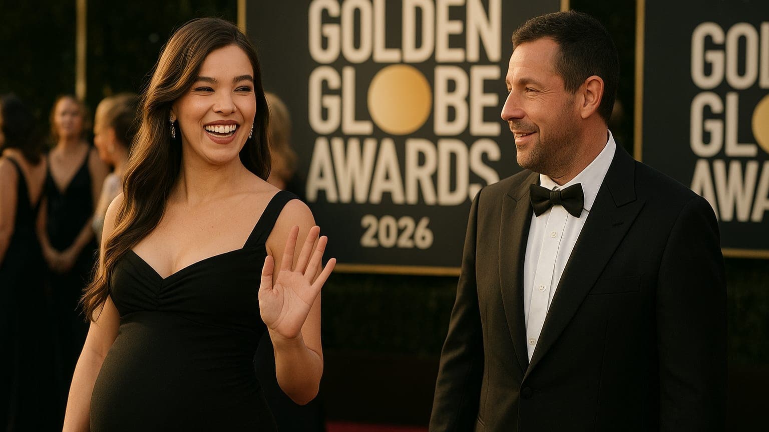 Hailee Steinfeld's Golden Globe Glee: A Surprise Encounter with Adam Sandler!
