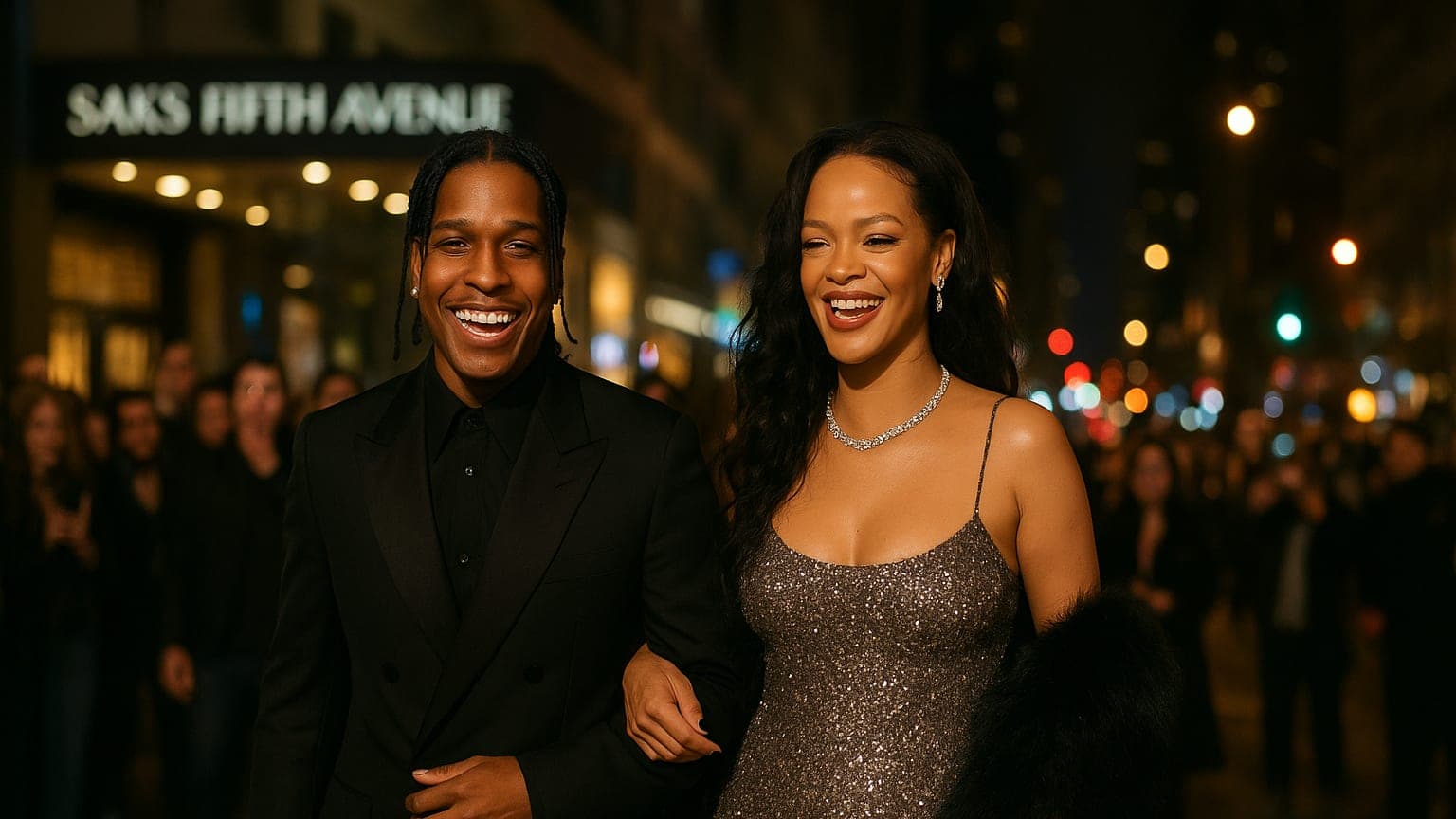Rocky and Rihanna: A Night of Music, Laughs, and Glamour at SNL's After Party!