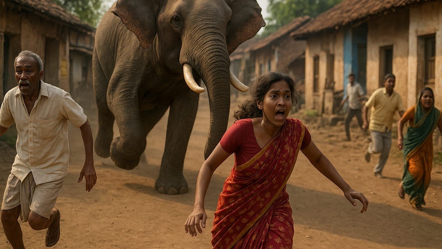 Killer Elephant on the Loose: A Tragic Rampage in India
