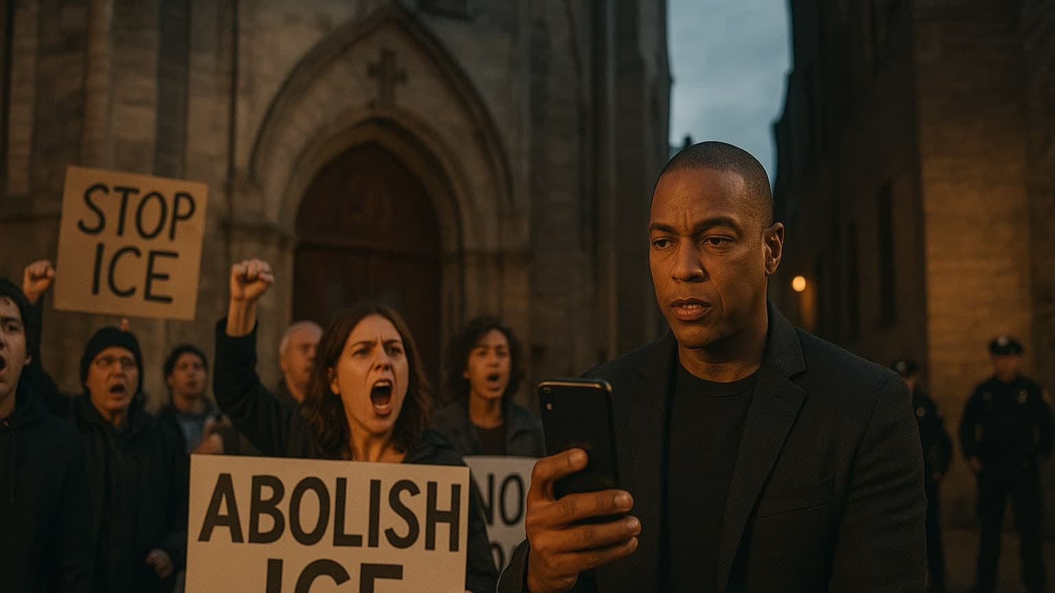 Protest Disrupts Sunday Service: Don Lemon Caught in the Crossfire!