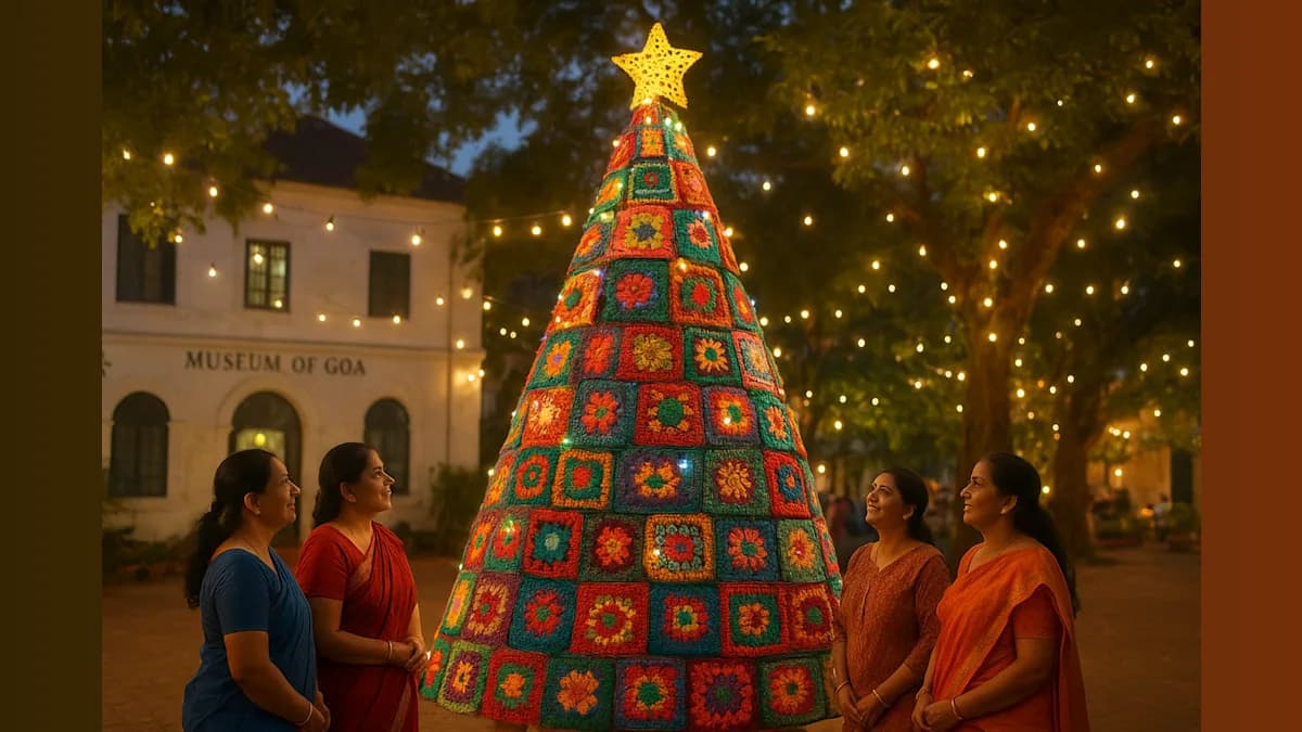 Crochet Magic: How 25 Women Turned Yarn into a Heartwarming Holiday Tree