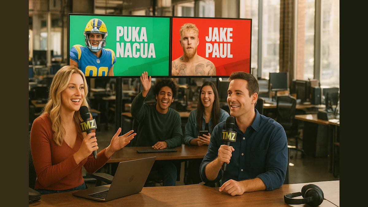 Dive Into Chaos: TMZ Sports Goes Live with Puka Nacua and Jake Paul's Latest Battle!