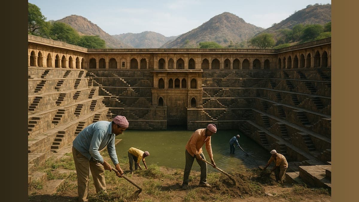 Stepwells: Ancient Indian Treasures Making a Splash in the Fight Against Water Shortages
