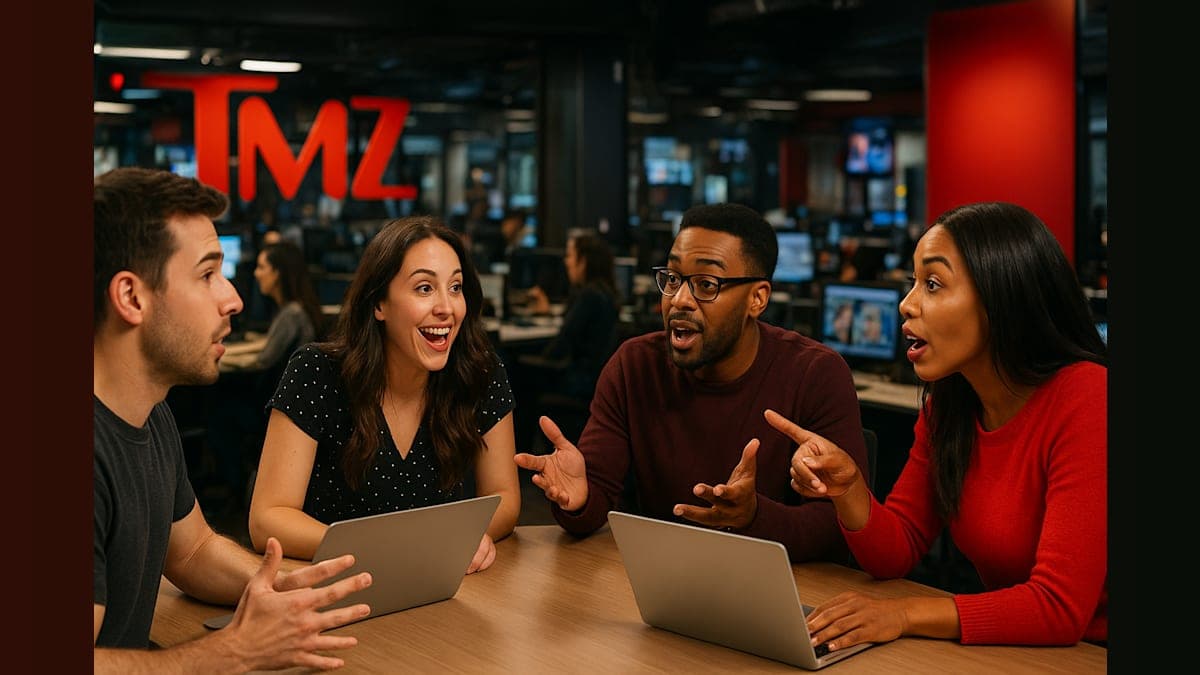 Step Inside the TMZ Newsroom: Where Chaos Meets Celebrity!