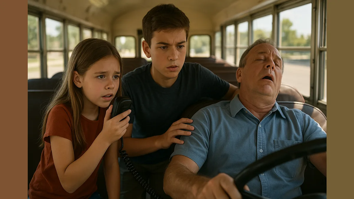 Siblings Save the Day: Ohio Kids Turn into Real-Life Heroes on School Bus!