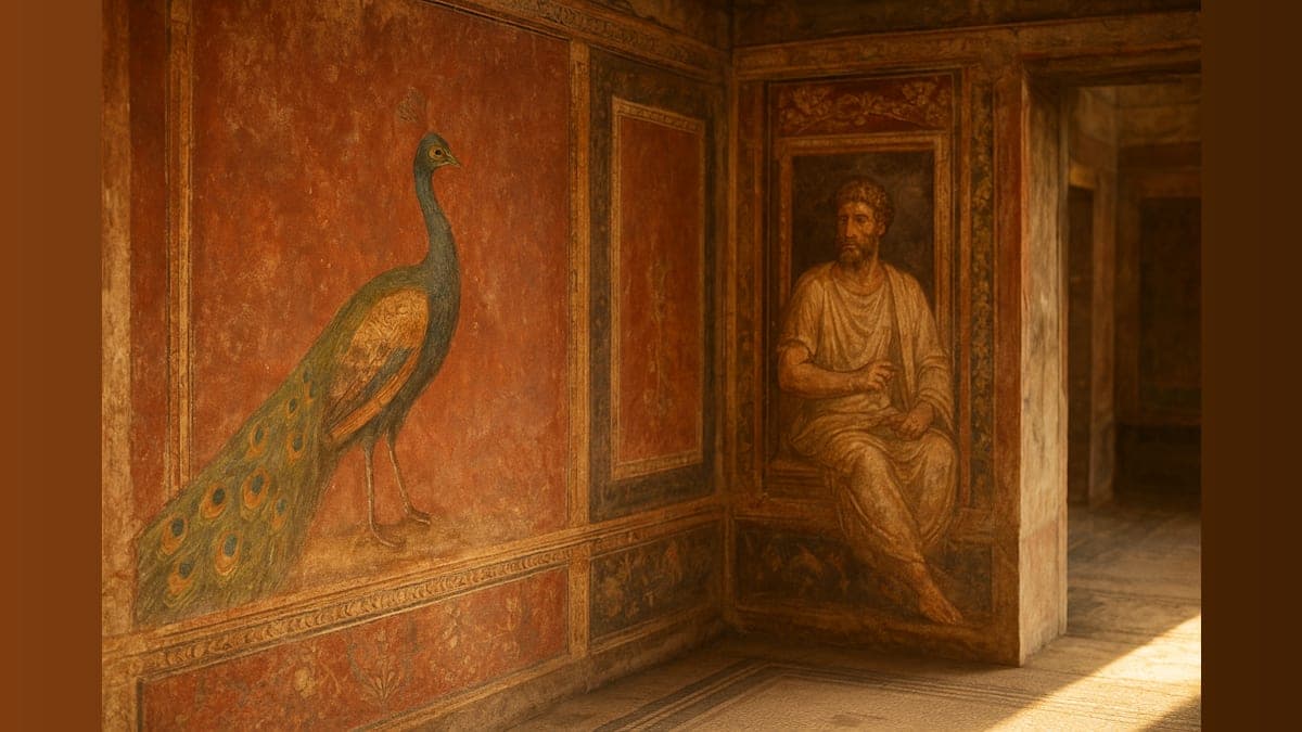 Unearthing History: A Peacock, a Clown, and Ancient Roman Opulence Revealed!