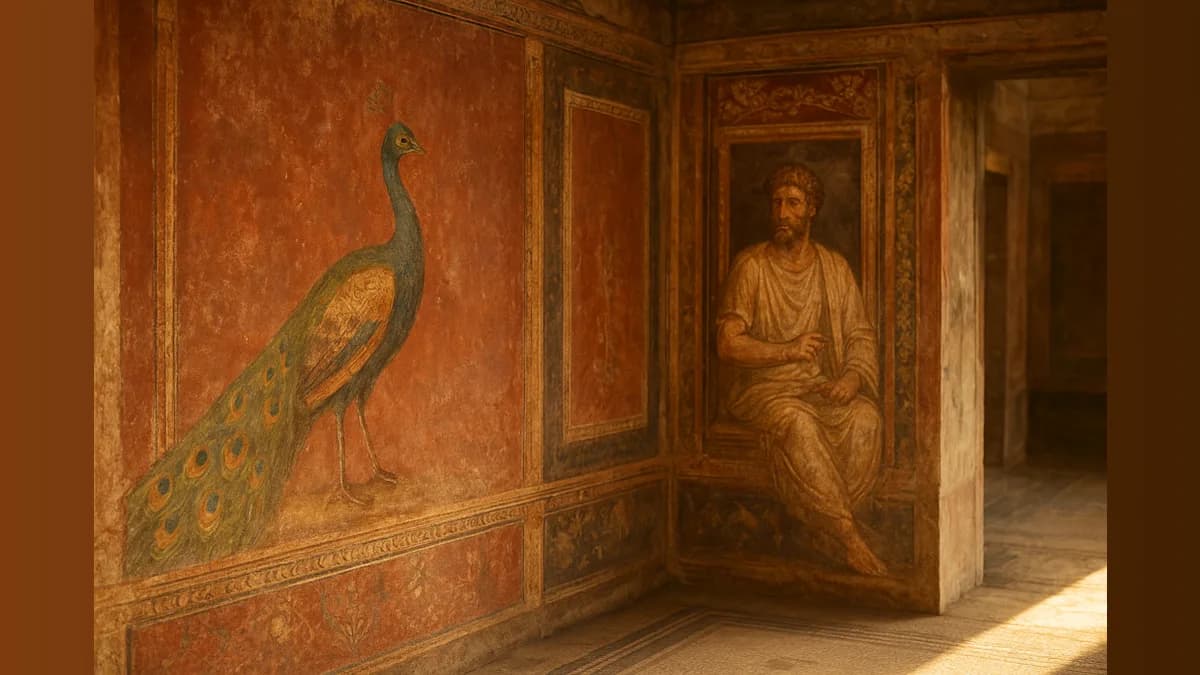 Unearthing History: A Peacock, a Clown, and Ancient Roman Opulence Revealed!