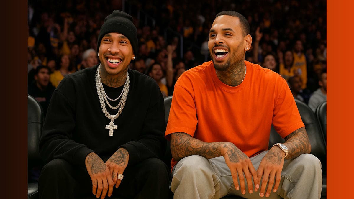 Tyga and Chris Brown's Lakers Game: A Fashion Face-Off You Can't Miss!