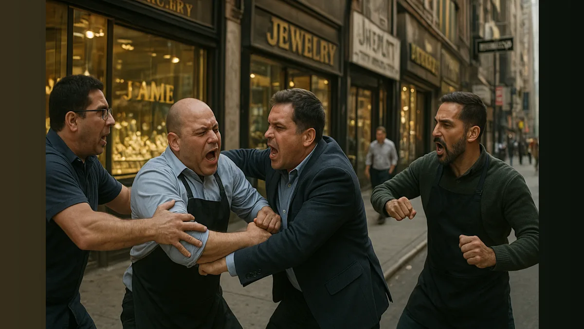 When Bling Turns into a Brawl: The Shocking Jewelry District Fight