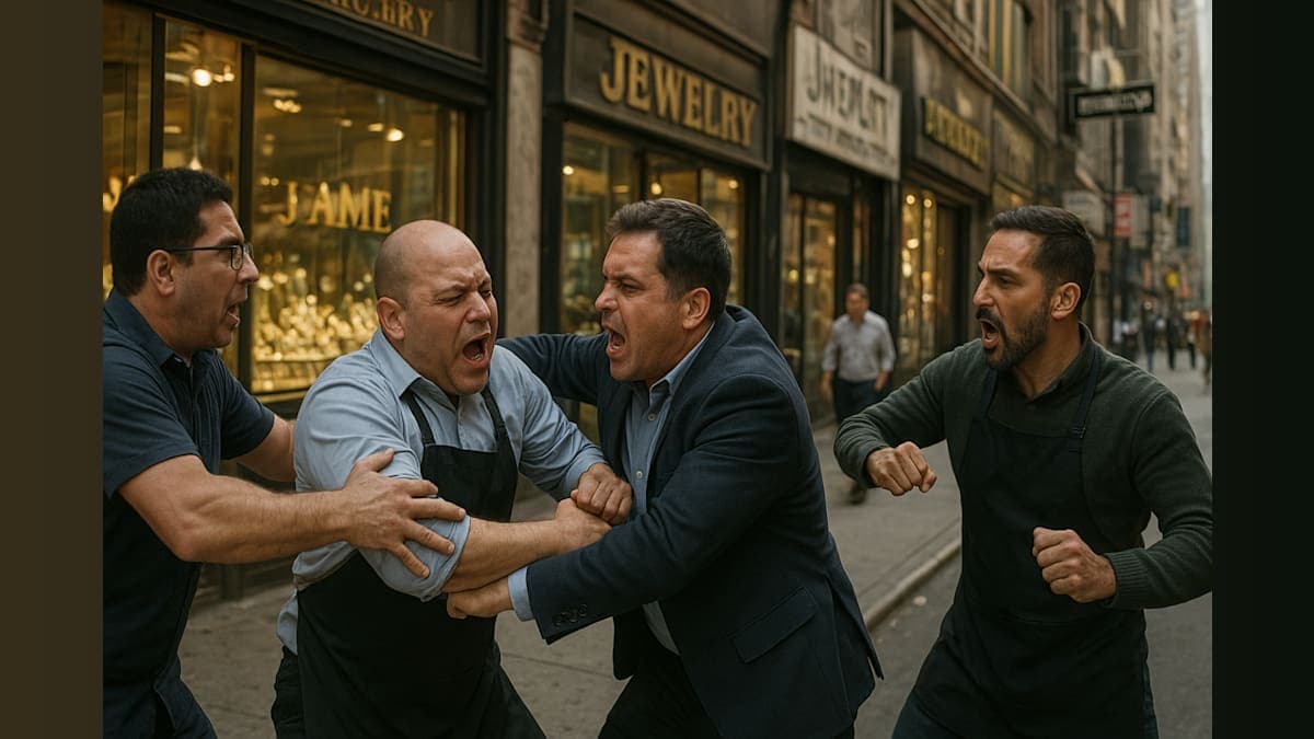 When Bling Turns into a Brawl: The Shocking Jewelry District Fight