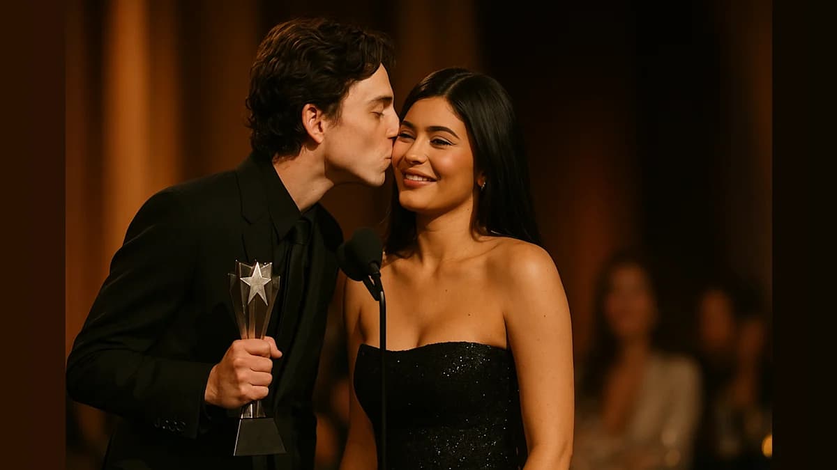 Timothée Chalamet's Tear-Jerking Tribute to Kylie Jenner Steals the Show at Critics Choice Awards