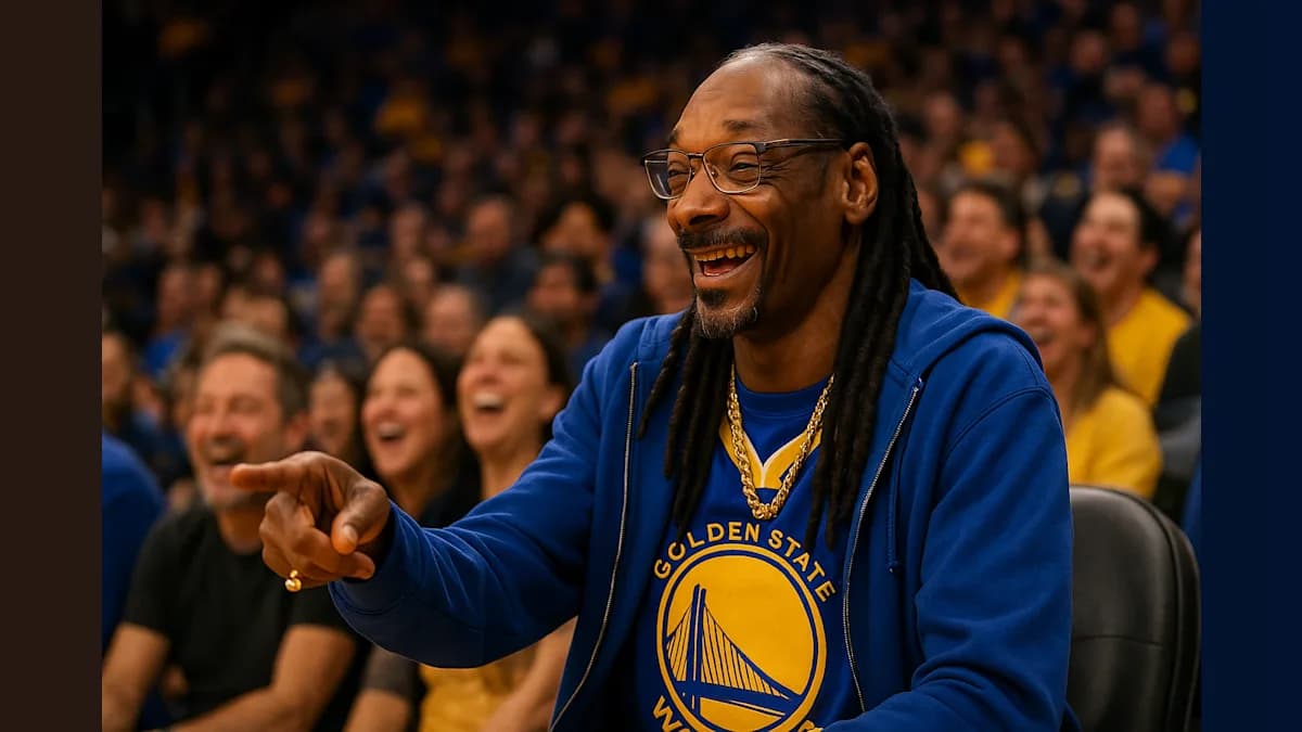Snoop Dogg Takes a Jab at Steve Kerr: Hilarious Moment from the Warriors Game!