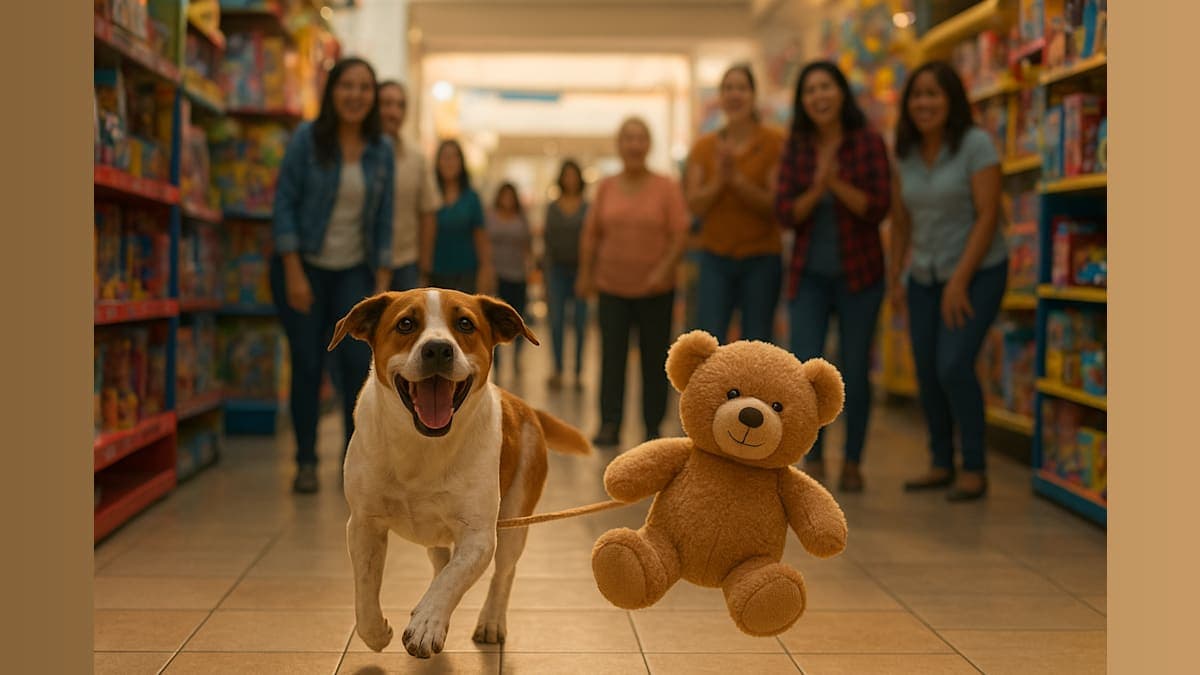 From Stray to Superstar: How a Dog’s Toy Store Adventure Changed Everything