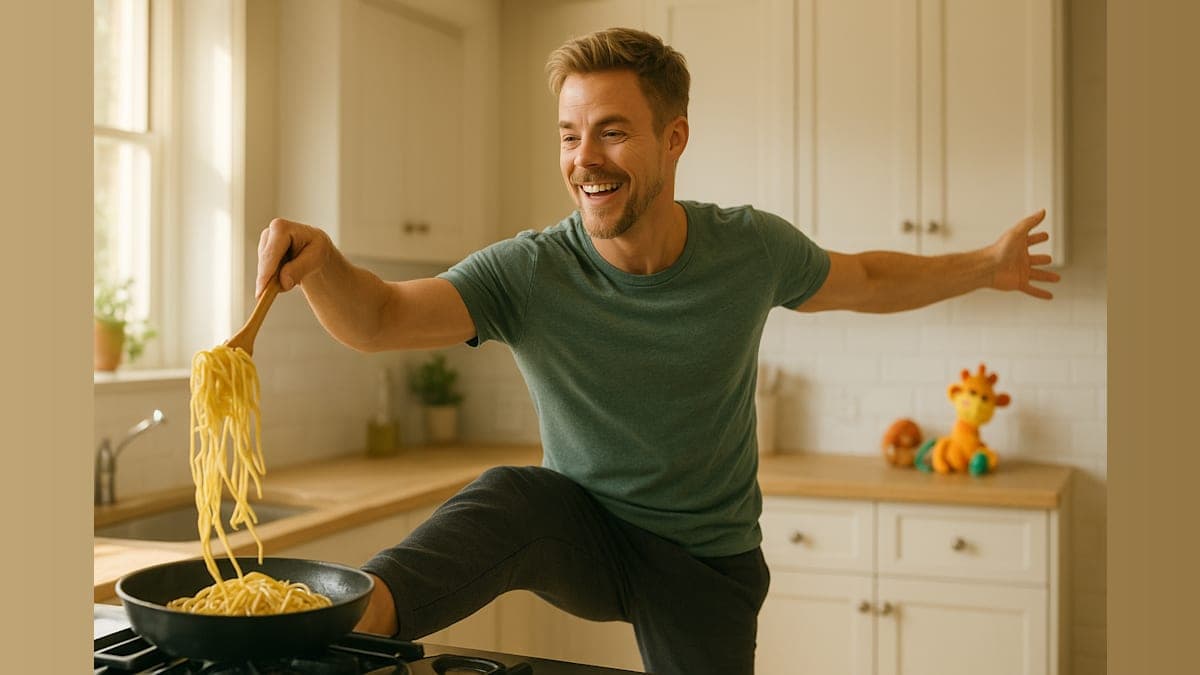 Derek Hough’s Exciting New Chapter: Dancing, Pasta, and Parenting!