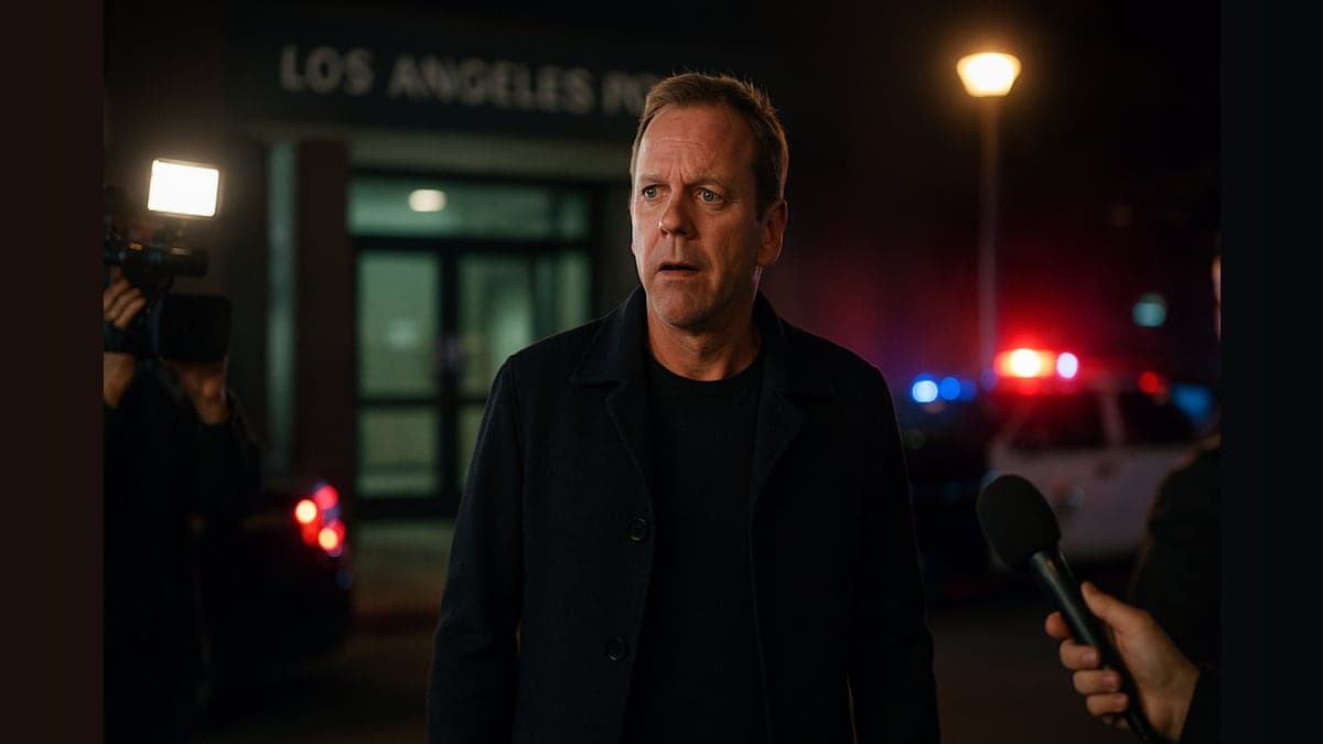 Kiefer Sutherland's Night Out Takes a Wild Turn: Arrested After Ride-Share Drama!