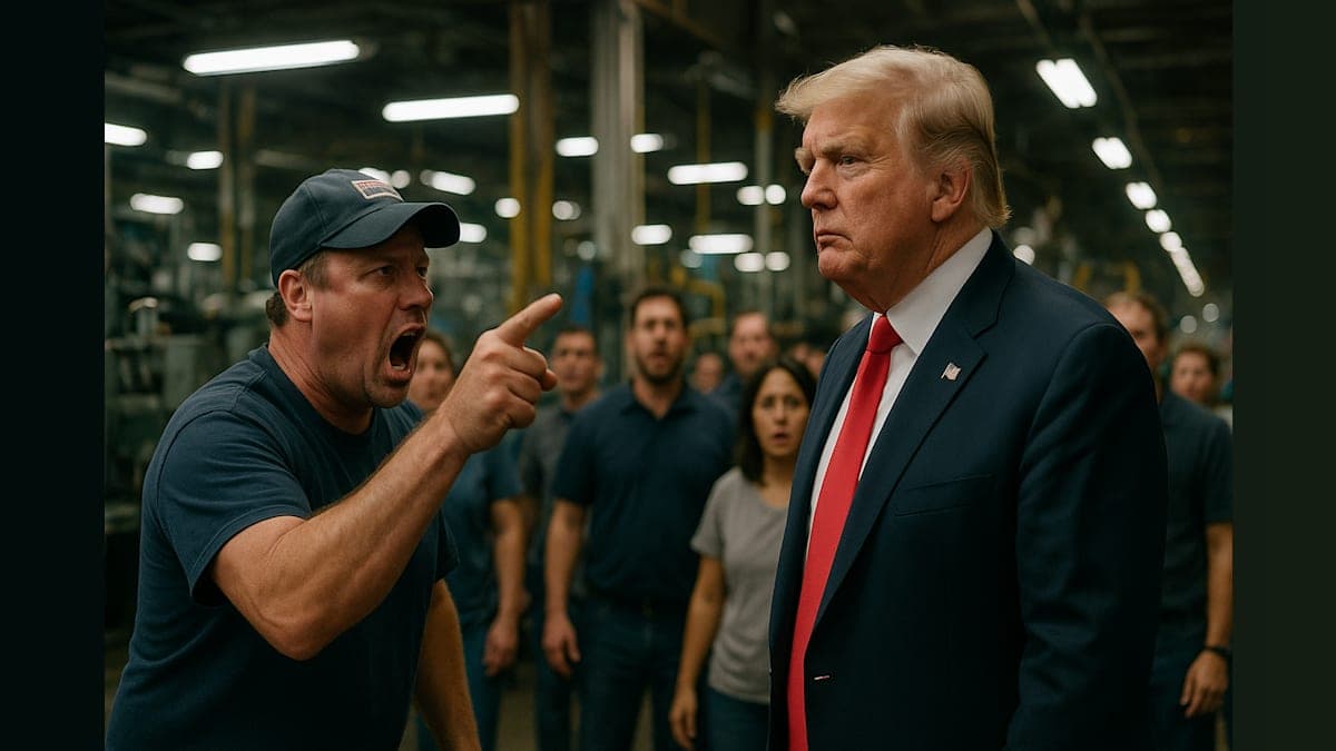 Worker Suspended After Shouting at Trump: A Ford Factory Controversy Sparks Outrage!