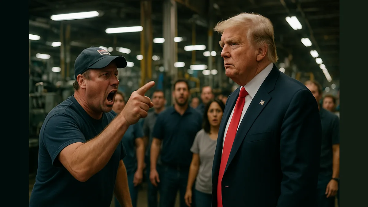 Worker Suspended After Shouting at Trump: A Ford Factory Controversy Sparks Outrage!