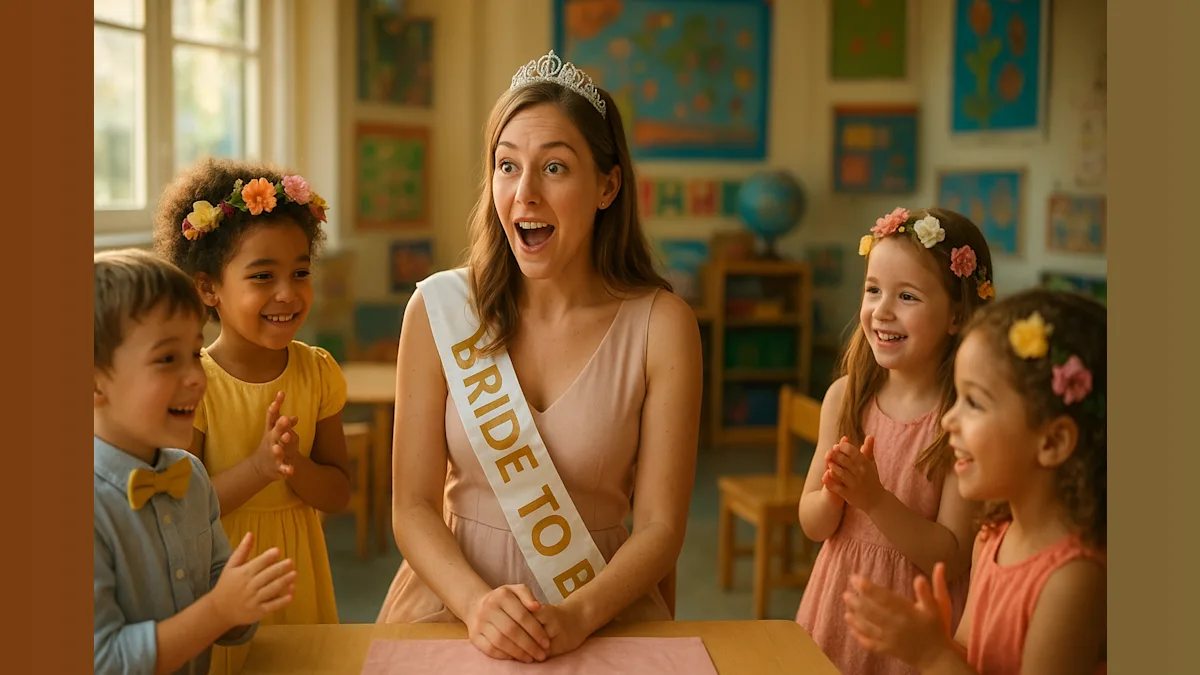 From Preschool Memories to Bridal Bliss: A Shower Surprise for the Ages!
