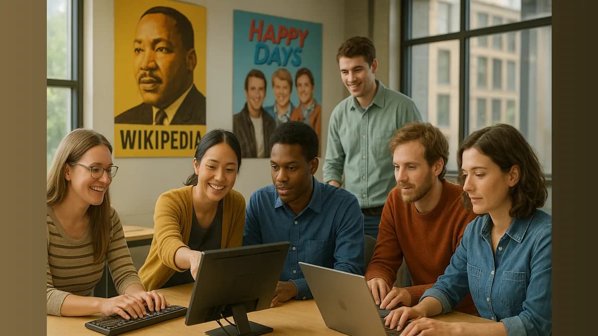 History Unplugged: The Day Wikipedia, Happy Days, and Martin Luther King Jr. Shook Hands