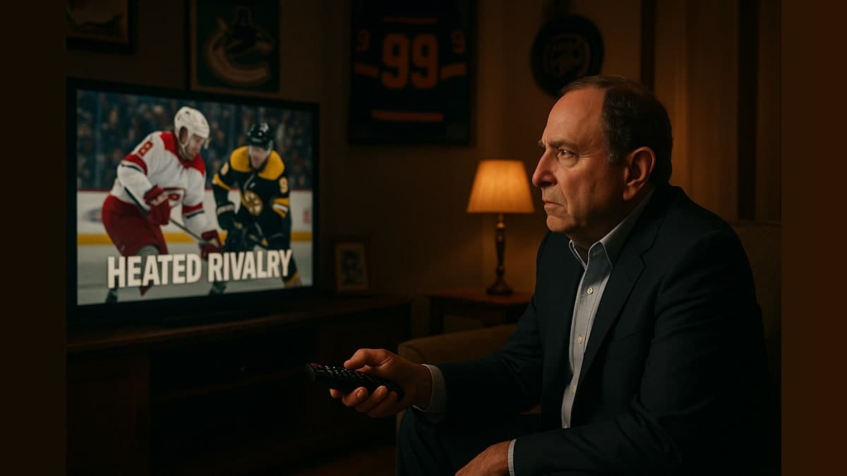 Gary Bettman's Late-Night Binge: The Surprising Show That Has NHL Fans Talking!