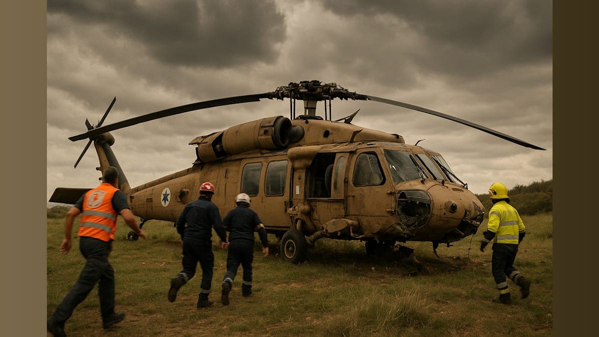 When Choppers Go Down: Shocking Footage of an Israeli Air Force Black Hawk Crash!