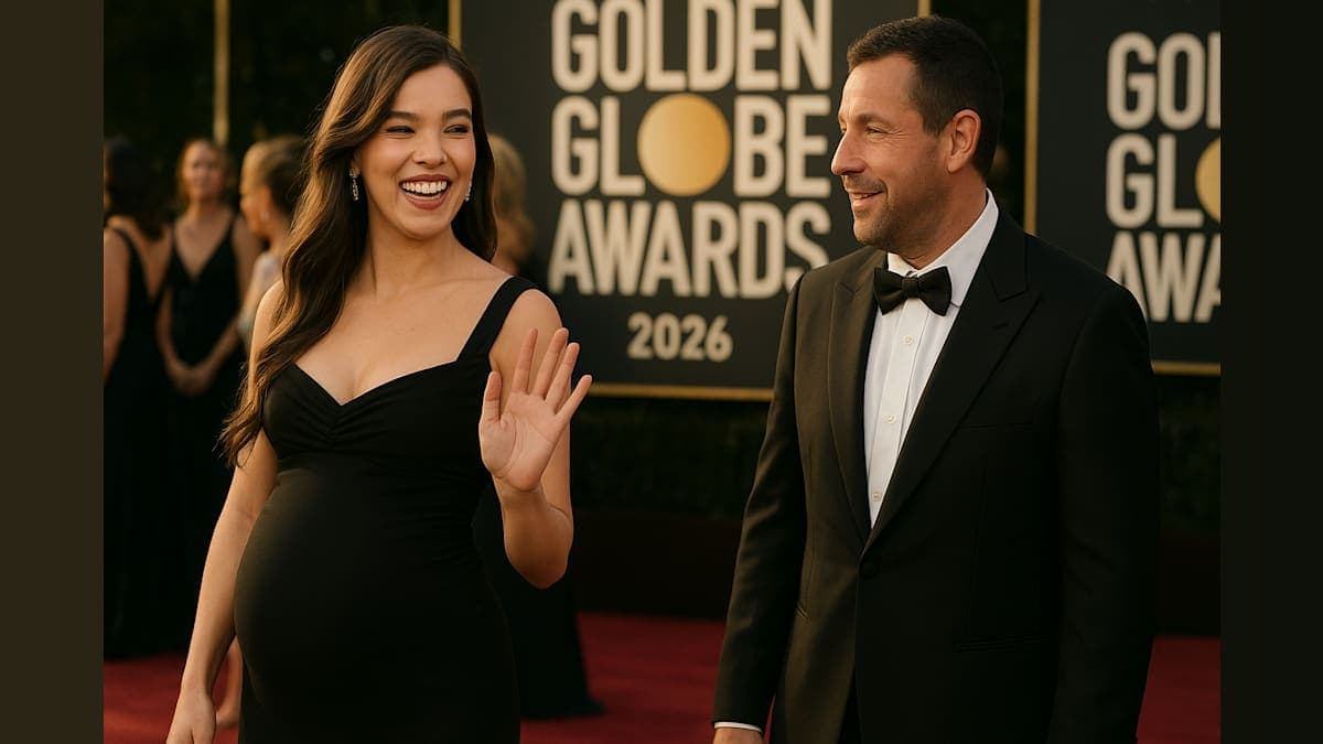Hailee Steinfeld's Golden Globe Glee: A Surprise Encounter with Adam Sandler!